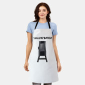 levenslange roker schort (Gedragen)