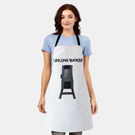 levenslange roker schort (Gedragen)