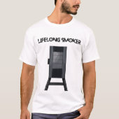 levenslange roker t-shirt (Voorkant)