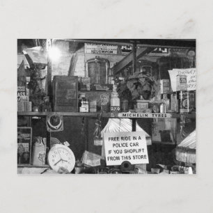 Levenslange vliegmarkt briefkaart