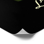 Levenslange vriendschap Gele roos kunstprint Rozen Poster (Hoek)