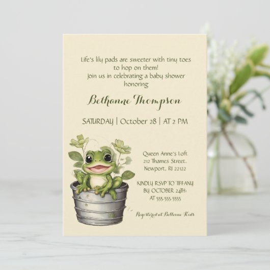 Levenslelieblad Kaart (Staand voorkant)