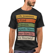Levenslessen Motivatie T-shirt
