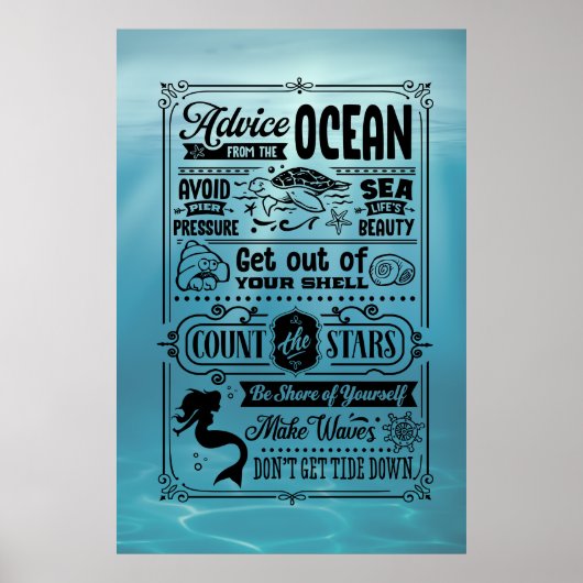 Levenslessen uit het Zee Poster (Voorkant)