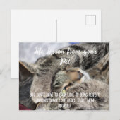 Levenslessen van je huisdier Motivatie Feestdagenkaart (Voorkant / Achterkant)