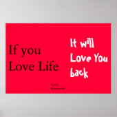 levensliefhebber poster (Voorkant)