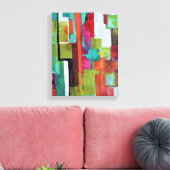 Levenslijn 11 x 14 verpakt Canvas Afdruk (Insitu (Woonkamer))