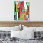 Levenslijn 11 x 14 verpakt Canvas Afdruk (Insitu (Slaapkamer))