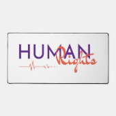Levenslijn van de mensenrechten bureaumat (Voorkant)