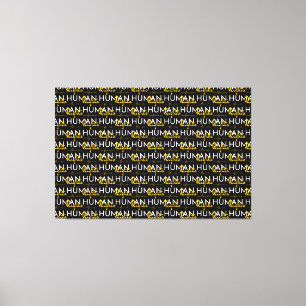 Levenslijn van de mensenrechten canvas afdruk