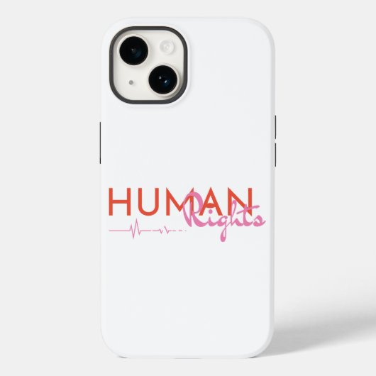 Levenslijn van de mensenrechten Case-Mate iPhone case (Achterkant)