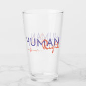 Levenslijn van de mensenrechten glas (Voorkant)