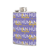 Levenslijn van de mensenrechten heupfles (Links)