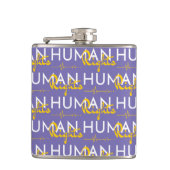 Levenslijn van de mensenrechten heupfles (Voorkant)