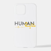 Levenslijn van de mensenrechten iPhone hoesje (Achterkant)
