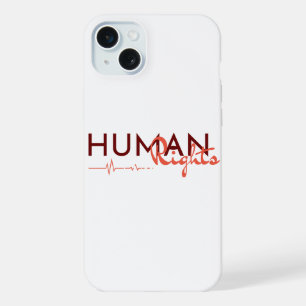 Levenslijn van de mensenrechten iPhone 15 plus case