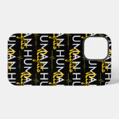 Levenslijn van de mensenrechten iPhone hoesje (Achterkant horizontaal)