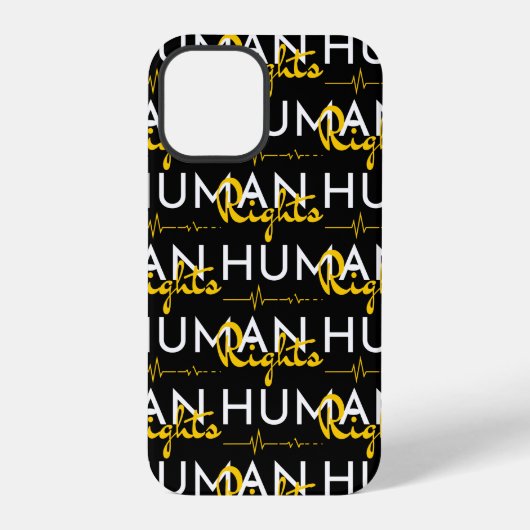 Levenslijn van de mensenrechten iPhone hoesje (Achterkant)