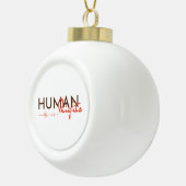 Levenslijn van de mensenrechten keramische bal ornament (Rechts)