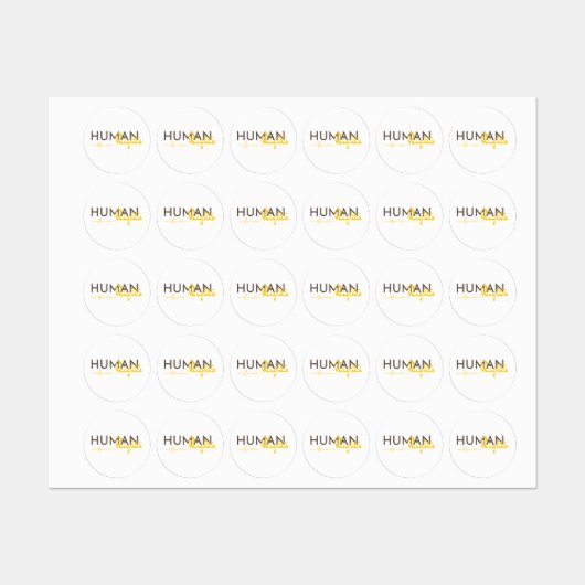 Levenslijn van de mensenrechten labels (Vel)