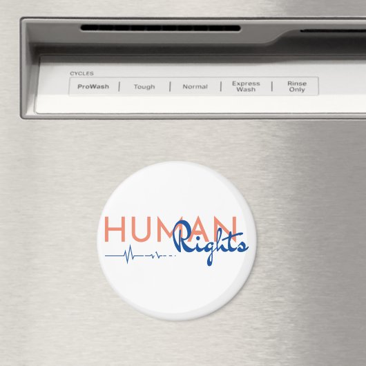 Levenslijn van de mensenrechten magneet (Insitu (Vaatwasser))
