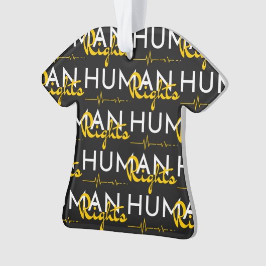 Levenslijn van de mensenrechten ornament (voorkant)
