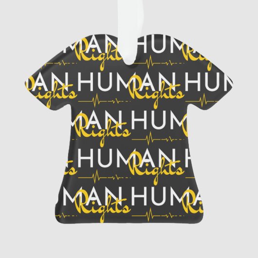 Levenslijn van de mensenrechten ornament (voorkant)