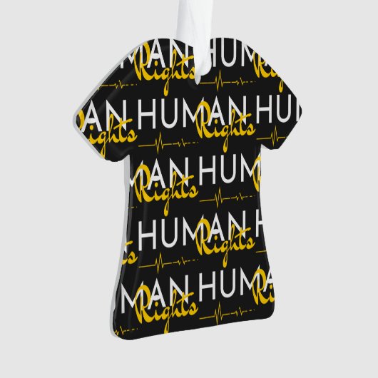 Levenslijn van de mensenrechten ornament (voorkant)