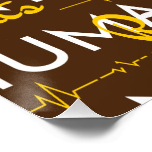 Levenslijn van de mensenrechten perfect poster