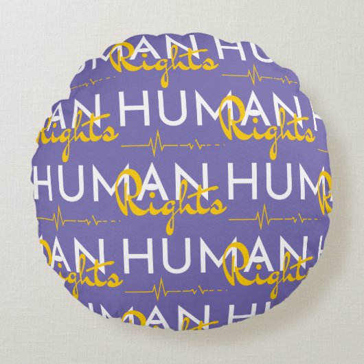 Levenslijn van de mensenrechten rond kussen (Voorkant)