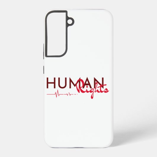 Levenslijn van de mensenrechten samsung galaxy hoesje (Achterkant)