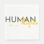 Levenslijn van de mensenrechten servet (Voorkant)