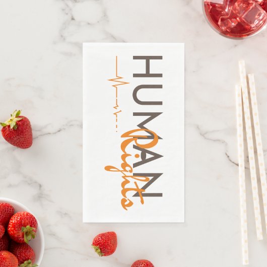 Levenslijn van de mensenrechten servet (Insitu)