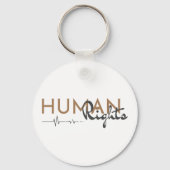 Levenslijn van de mensenrechten sleutelhanger (Achterkant)