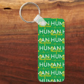 Levenslijn van de mensenrechten sleutelhanger (Voorkant)