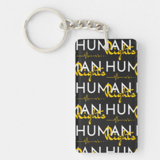 Levenslijn van de mensenrechten sleutelhanger