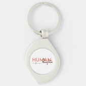 Levenslijn van de mensenrechten sleutelhanger (Voorkant)