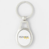 Levenslijn van de mensenrechten sleutelhanger (Voorkant)