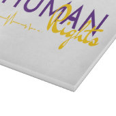 Levenslijn van de mensenrechten snijplank (Hoek)