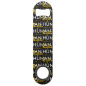 Levenslijn van de mensenrechten speed flessenopener (Achterkant)