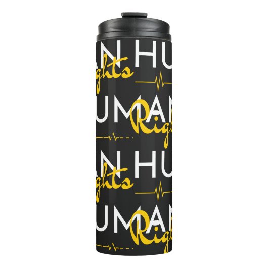 Levenslijn van de mensenrechten thermosbeker (Voorkant)