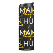 Levenslijn van de mensenrechten thermosbeker (Gedraaid links)