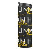 Levenslijn van de mensenrechten thermosbeker (Geroteerd rechts)