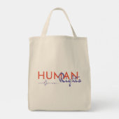 Levenslijn van de mensenrechten tote bag (Achterkant)