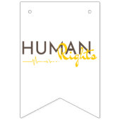 Levenslijn van de mensenrechten vlaggetjes (Eerste vlag)