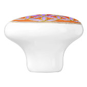 Levensloop / Blume des lebens - Button IV Keramische Knop (Zijkant)