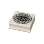 Levensloop / Blume des lebens - Button IV Rubberstempel (Stempel)