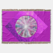 Levensloop / Blume des lebens - Button VII Deken (Voorkant)