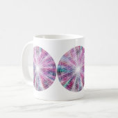 Levensloop / Blume des lebens - Button VII Koffiemok (Voorkant links)