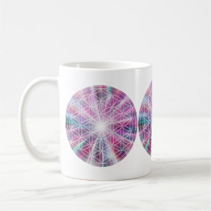 Levensloop / Blume des lebens - Button VII Koffiemok